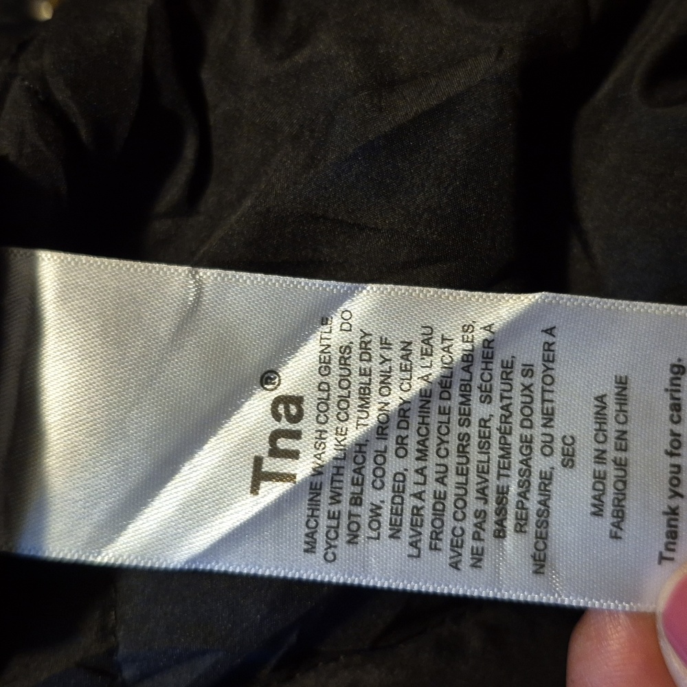 Aritzia TNA Stadium Jacket Sz.XS BLACK - Picture 8 of 9